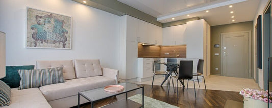 How to Decorate a Living Room with Tile Floors