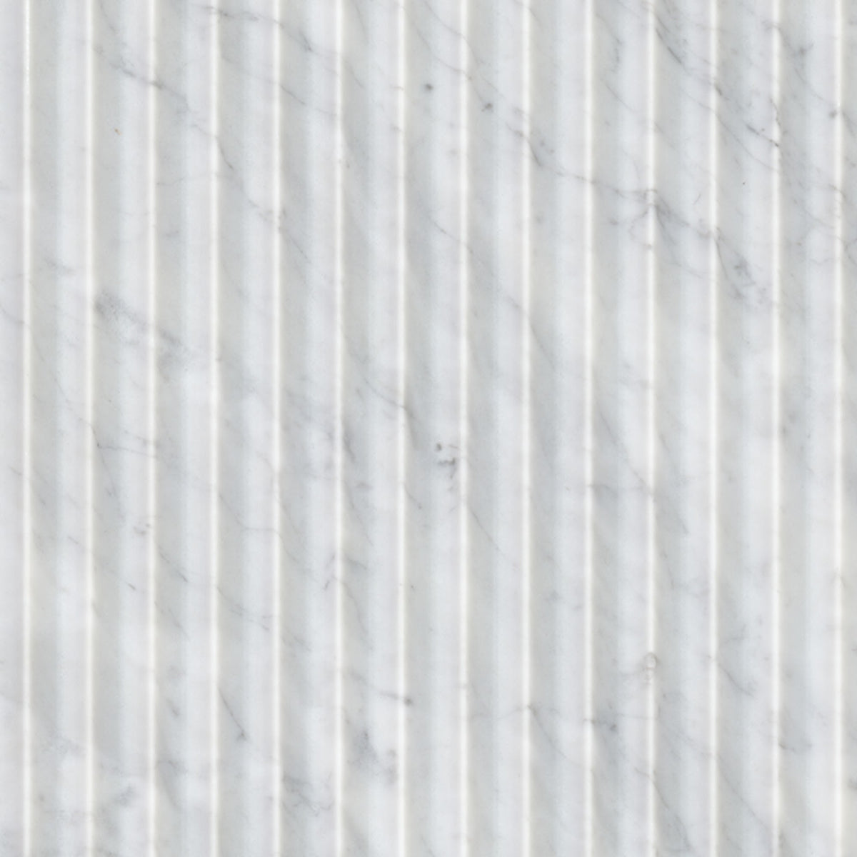 Carrara White Valentino Fluto Fluted Tile