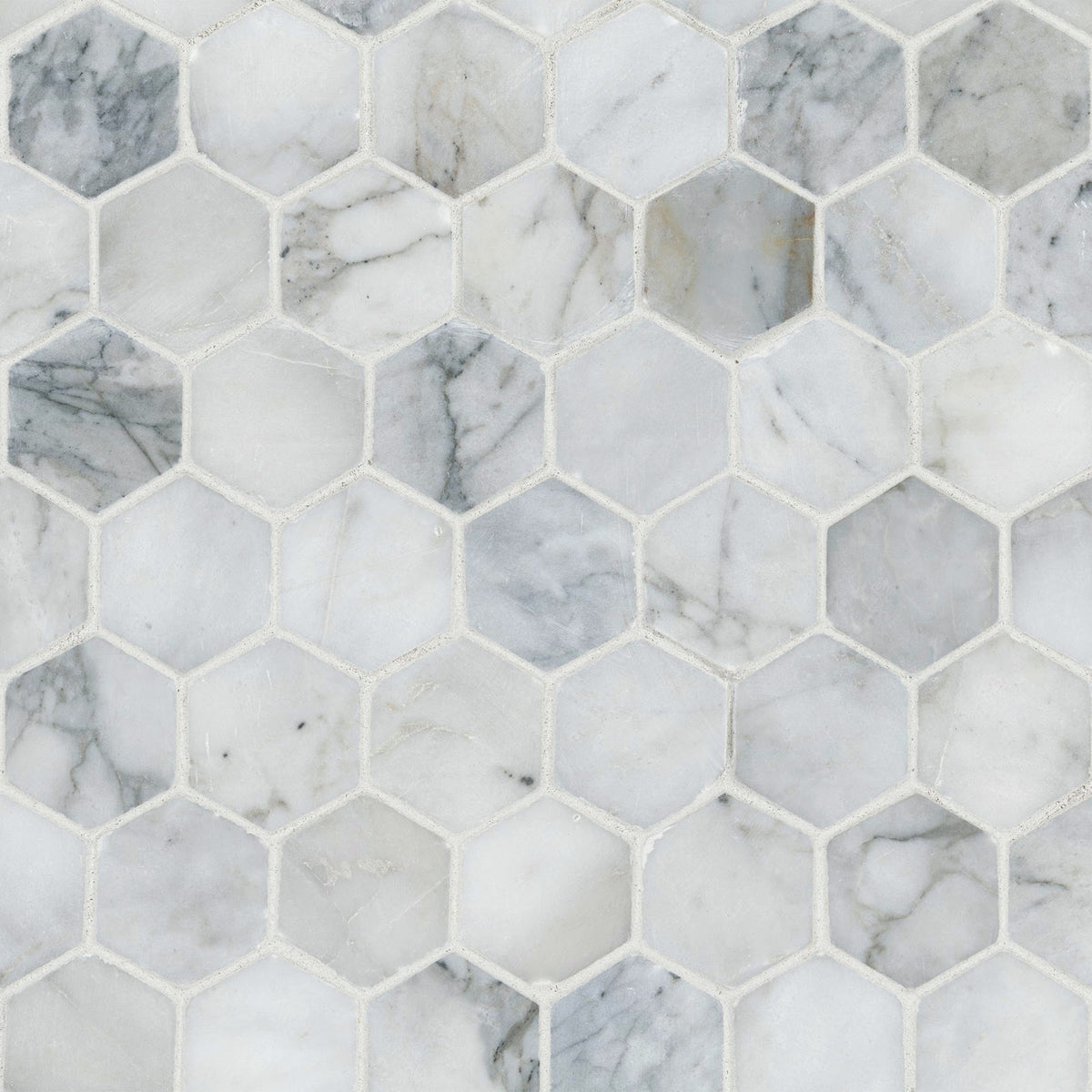 Calacatta Cressa Hexagon Mosaic