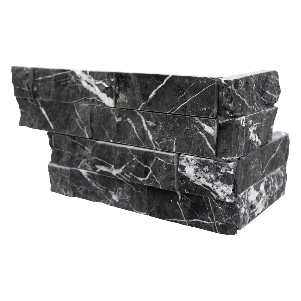 Marquina Nero Ledger Panel Corner