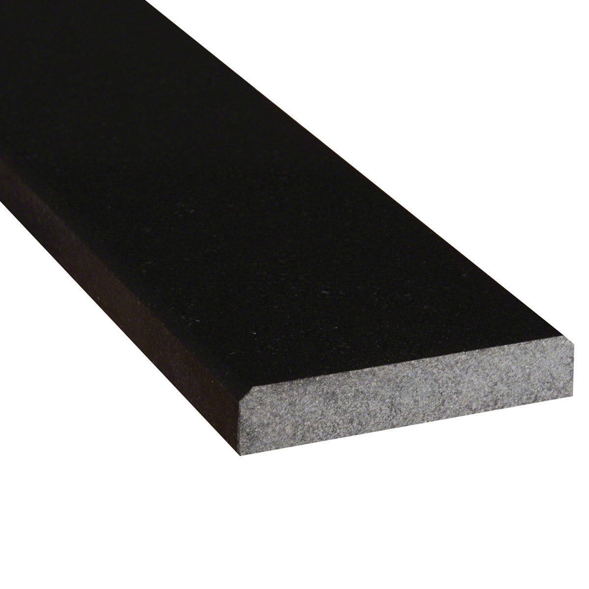 Black Granite Double Beveled Threshold