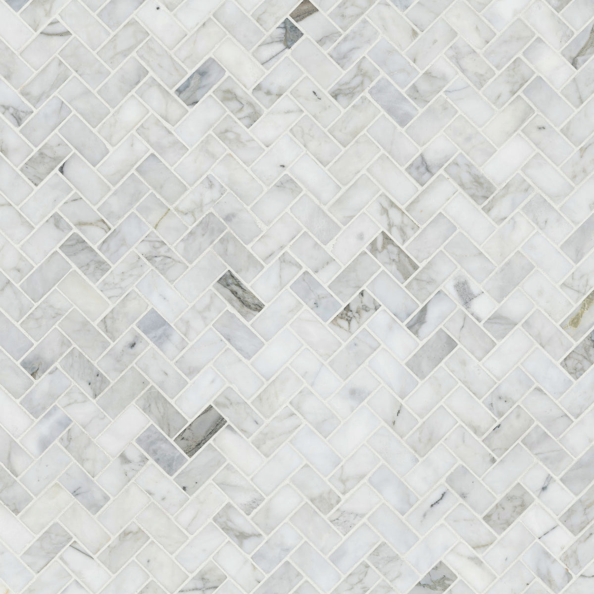Calacatta Cressa Herringbone Mosaic
