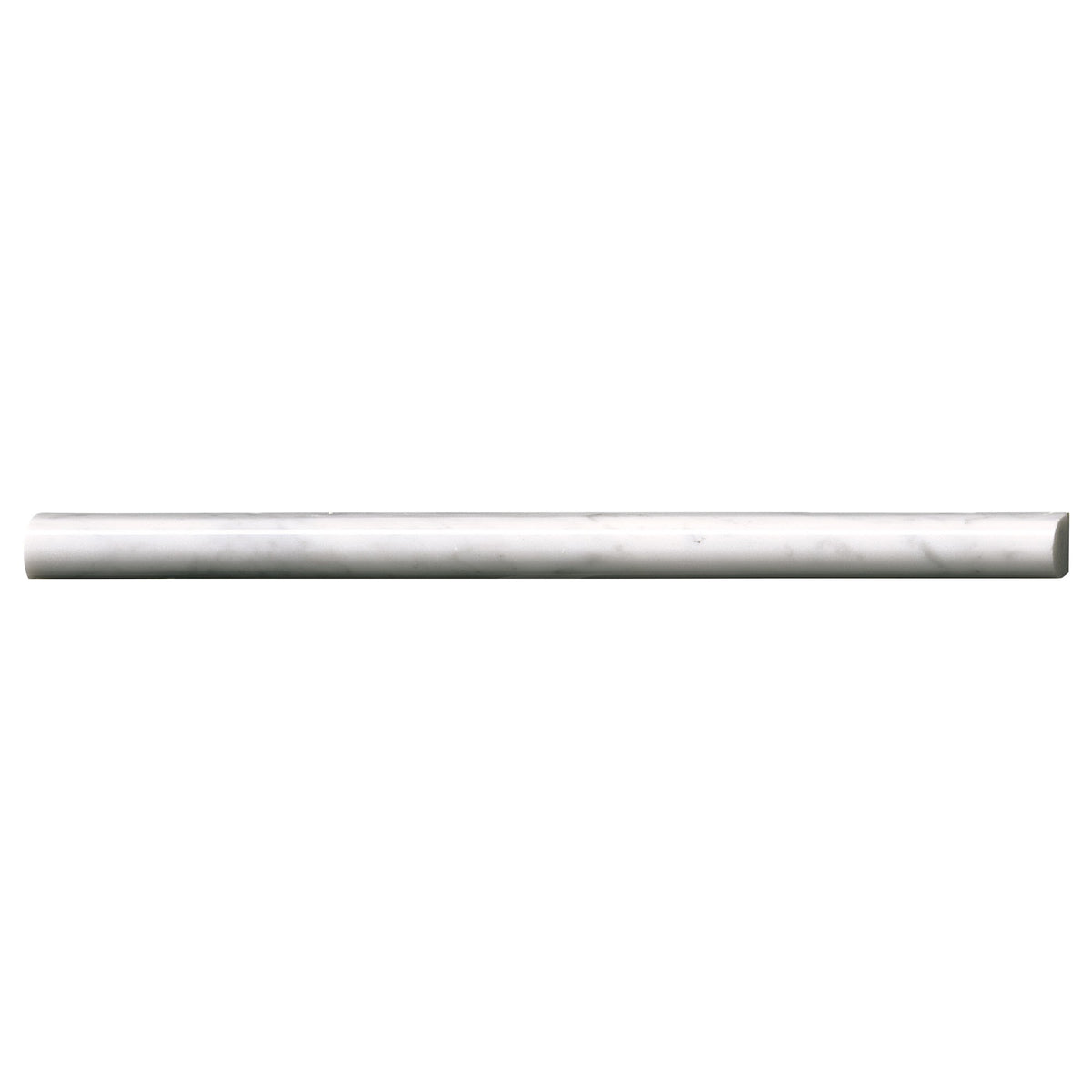 Carrara White Pencil Molding