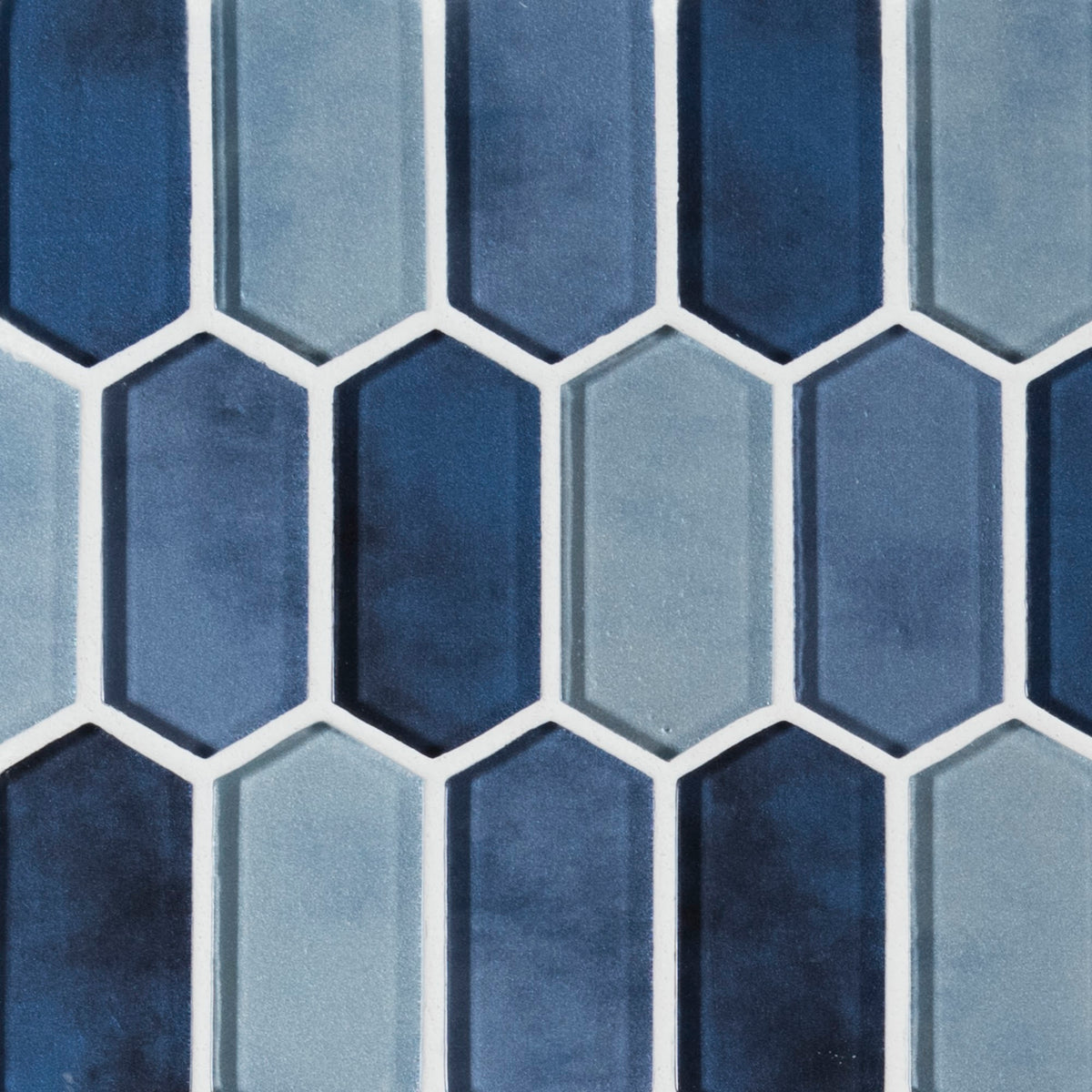 Boathouse Blue Picket Mosaic