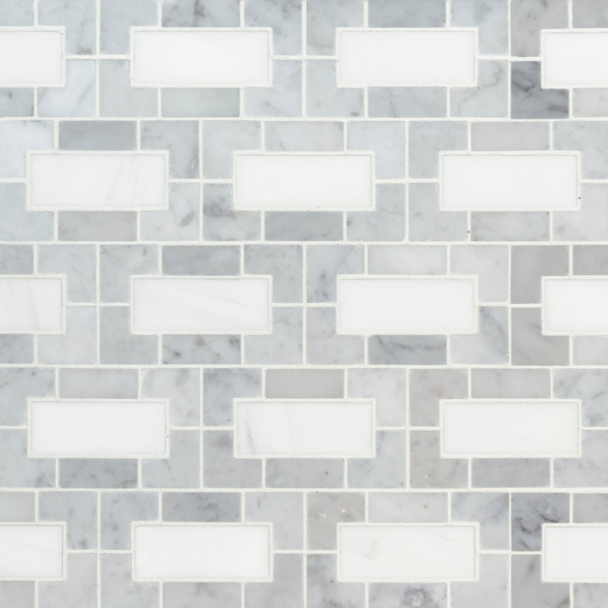 Bianco Dolomite Lynx Mosaic