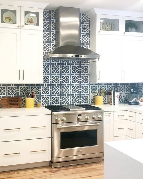 8 Ways to Incorporate Lili Cement Tiles For Backsplashes & More